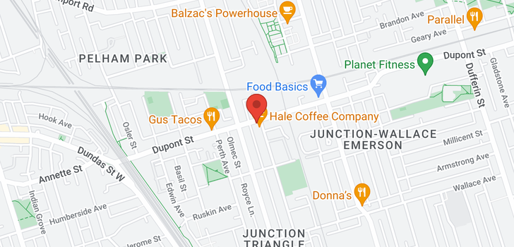 map of #308 -1485 DUPONT ST